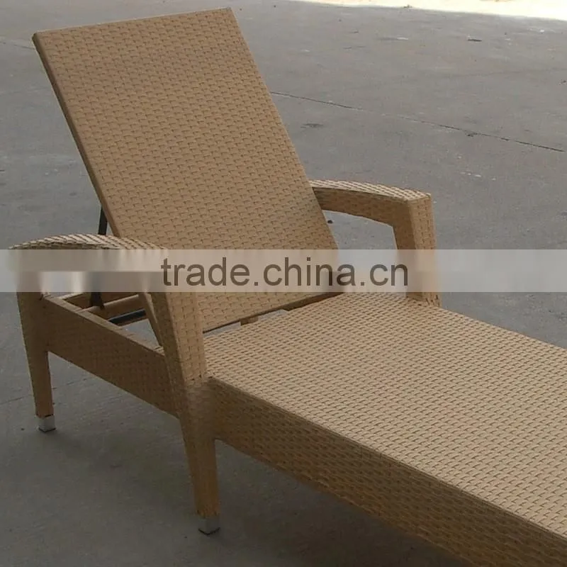00 aluminum furniture for outdoor garden leisure folding deck chair sun lounge with table YPS065
