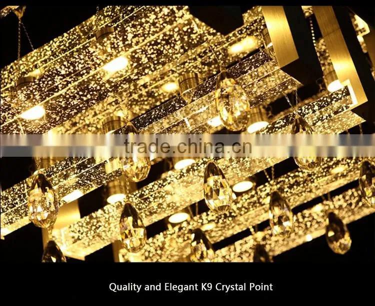 2016 New Arrival 230V Crystal Ball Chandelier Aluminum Lampshade Modern Crystal Chandelier