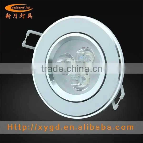 New golden rings bridgelux chip 3w led downlight with 2 years warranty
