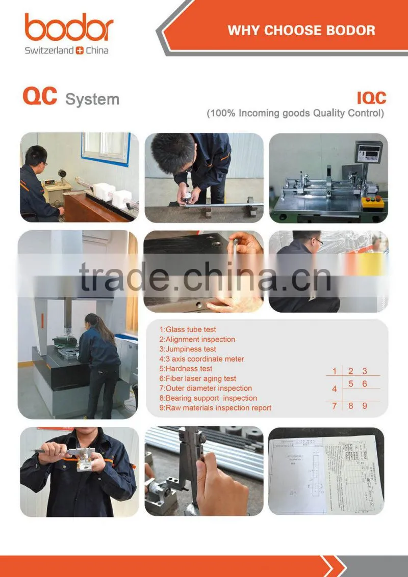 300 watt mannual sheet metal fiber laser cutting machine 1300x2500mm