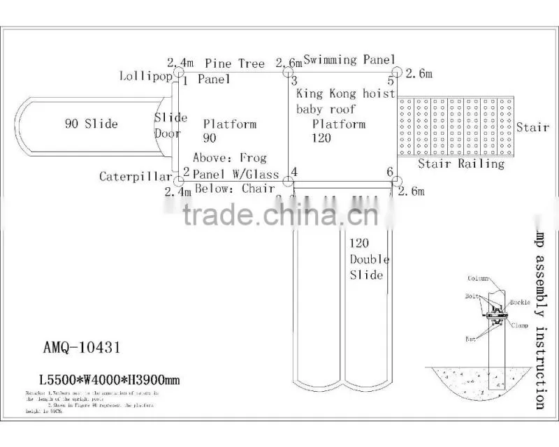 Outdoor LLDPE Plastic Playground Slides/plastic slides