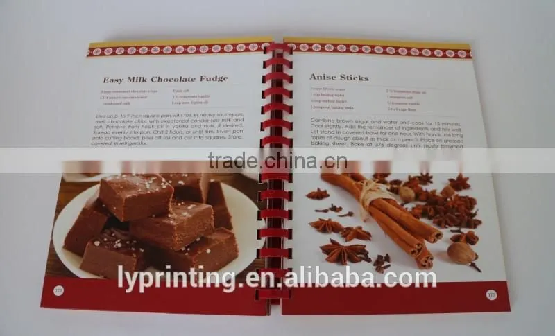 Shenzhen Printing New Design Cookbook, 2015 Fashion Design Book Wholesale