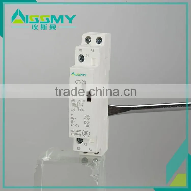 CT series 16Amp 1NC 50/60Hz household ac contactor in Aissmy