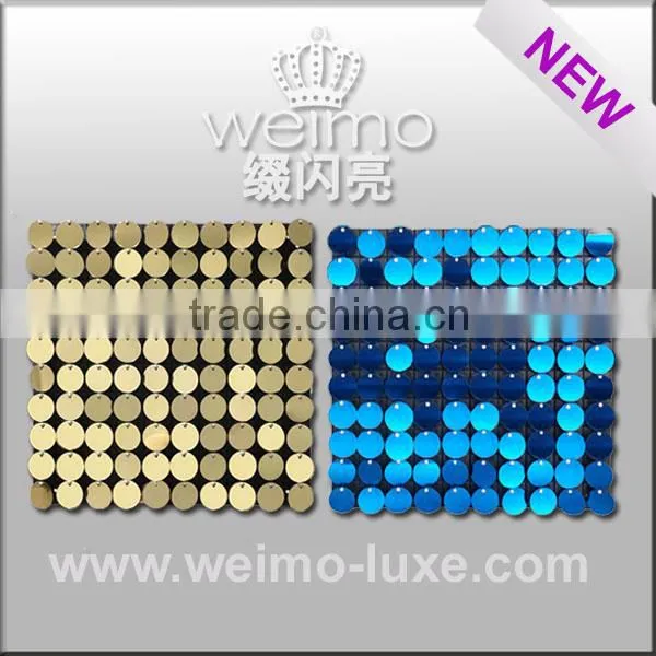 2014 new sparkly decorative wall panel pvc sheets black