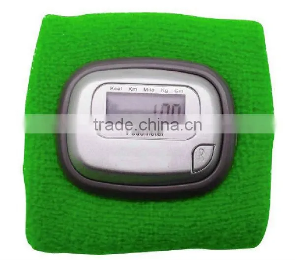 Digital Acrylon Wristband Pedometer with Time Display