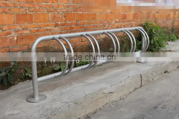 5 bike space hot dip galvanized metal bicycle stand bike parking rack bicycle rack
