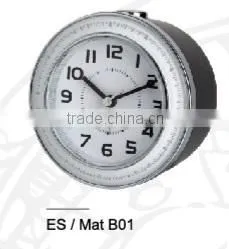 High quality classic round alarm clock with a nightlight function