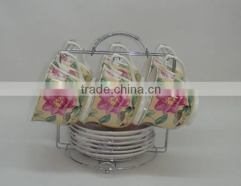 eco-friendly tableware cup and saucer sets
