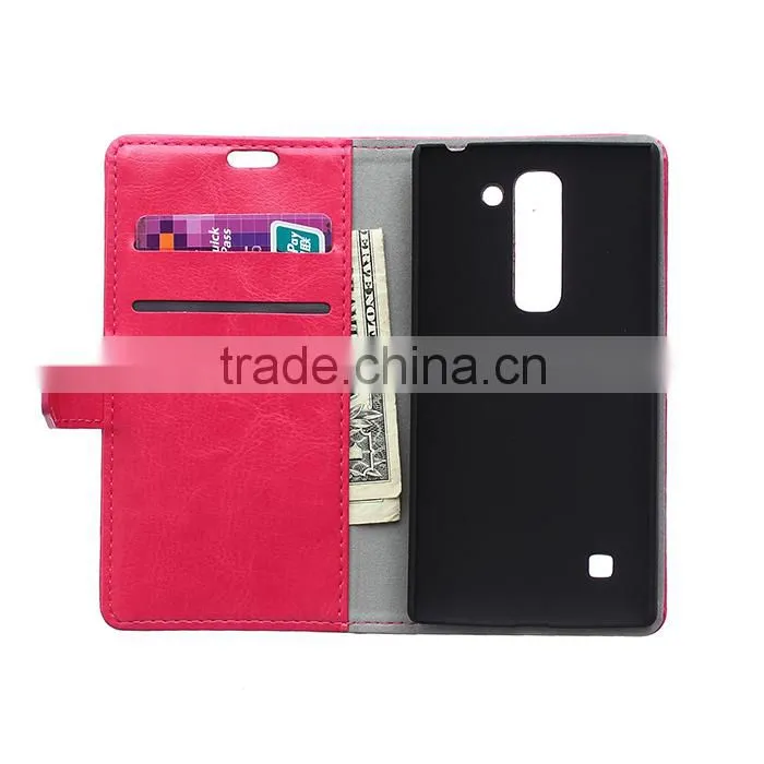 Wholesale Flip Cover Leather Case For LG Spirit H440N ,For LG Spirit H440N Book Cover Stand Case