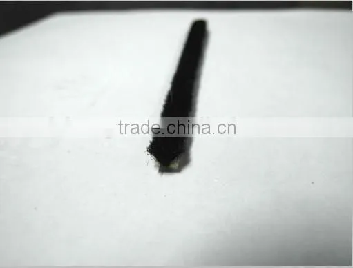 Non silicone wool pile weather strip 5*5mm