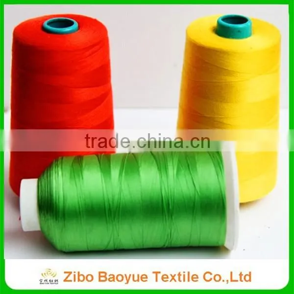 green color polyester embroidery thread