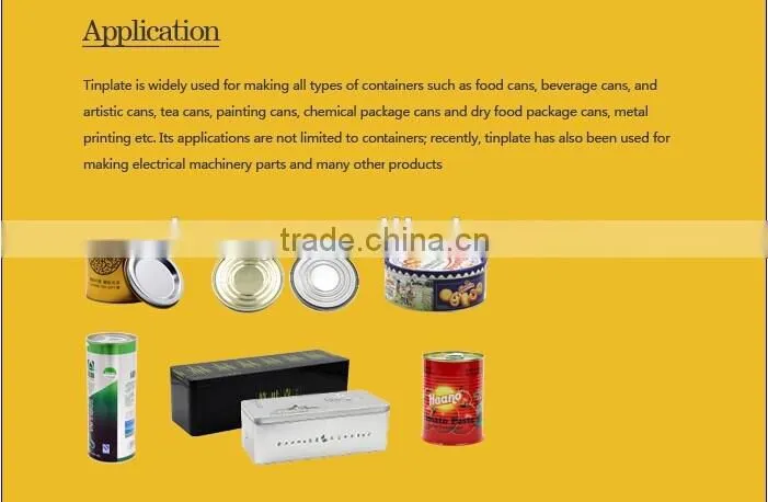 prime misprinted tinning sheet for tin cans