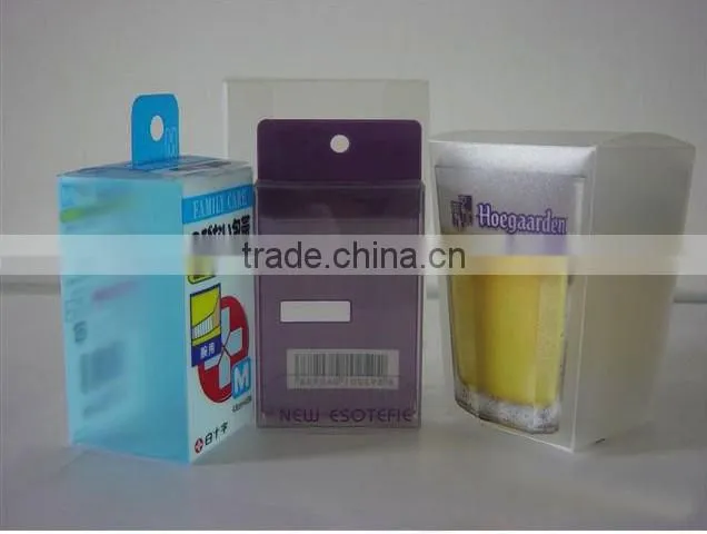 Customized UV printed Plastic box,PVC box,Clear package box