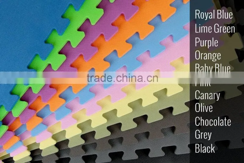 Virson Colourful plastic eva foam interlocking floor mats