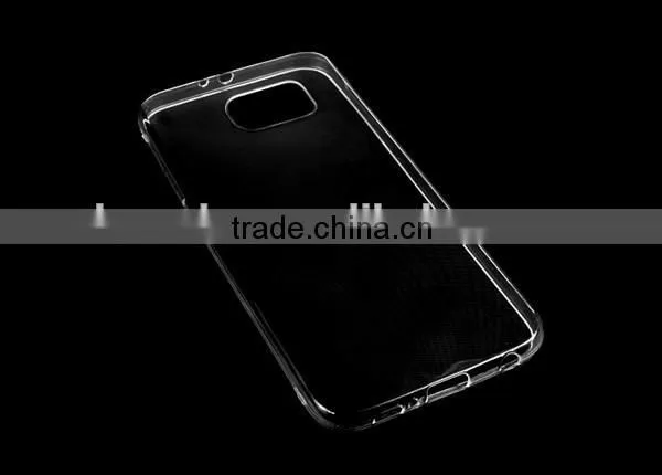 Super thin soft clear back cover for samsung s6