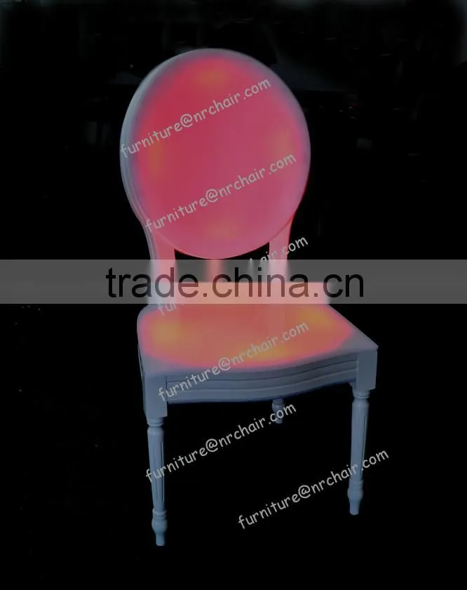 shanghai wholesale event rental wood acrylic led illumination Victoria chairs