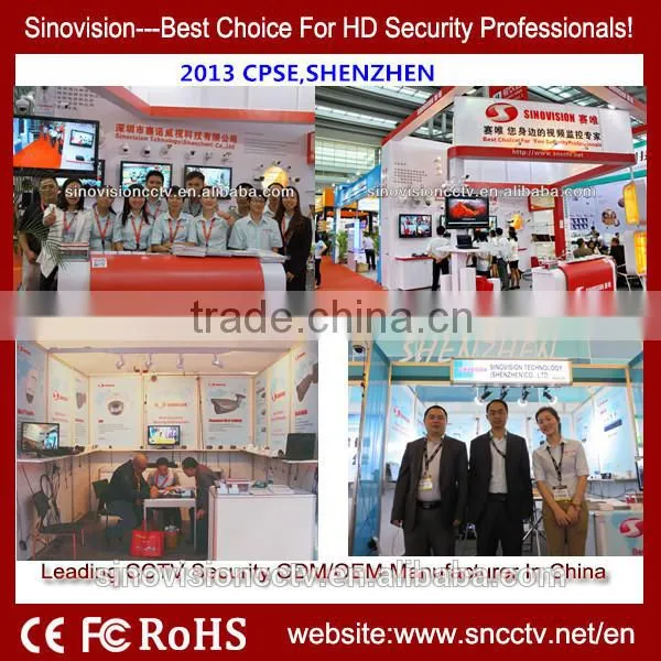 cctv security system sony ir camera with 3.6/6mm lens