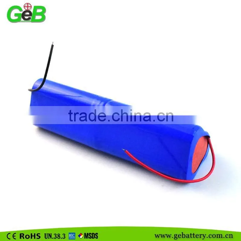 China manufacturer factory 7.4v 9000mAh rechargeable 18650 li-ion battery pack by brand cells