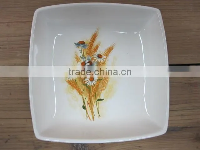 2016 New design ceramic butter dish, fruit and cake plate