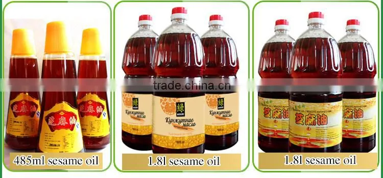 China's high quality sesame oil/ Refined Pure Gingelly Oil