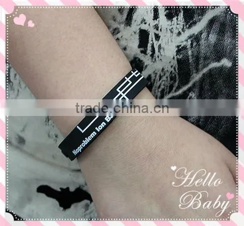 Noproblem P089 germanium power casual for couple silicone health bracelet fashion jewelry