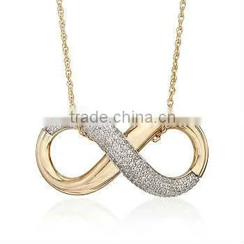 Wholesale Price 925 Sterling Silver Infinity Pendant Silver infinity Charms