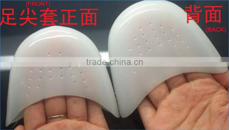 Hot sale gel comfort ballet toe protector pad, caps for dancing ballet, ballet foot protector.