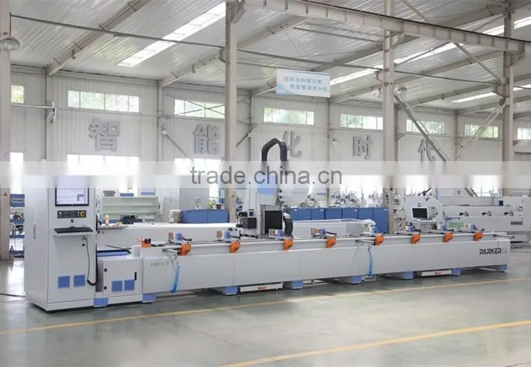 3 Axis CNC industrial aluminum window door curtain wall processing machining center