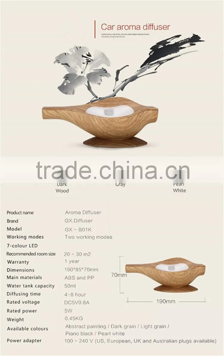 Classical car aroma diffuser ultrasonic cool mist humidifier aroma essential oil diffuser