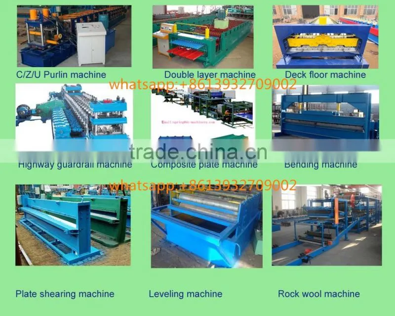 Trapezoid zinc roofing sheet making machine