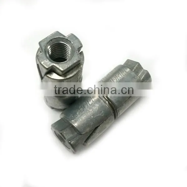 Hot sales zinc alloy double expansion anchor Bolt
