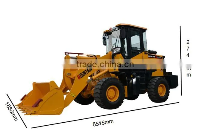 CE certification excavator micro zl-10 wheel loader with quick coupler