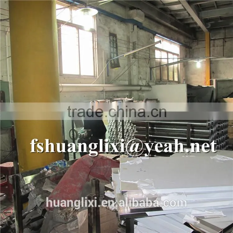 Stainless steel Hot pot table leg, cutting table frame, brushed stainless steel table feet