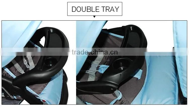 2016 new style baby pram baby twin stroller