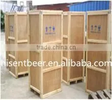 Two-head beer keg filling and washing machine