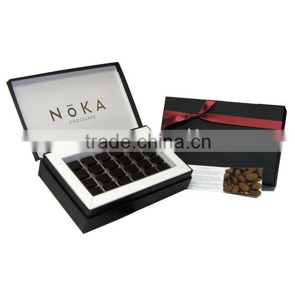 2015 Latest Design Top Quality Wedding Invitation Fancy Wooden Chocolate Box