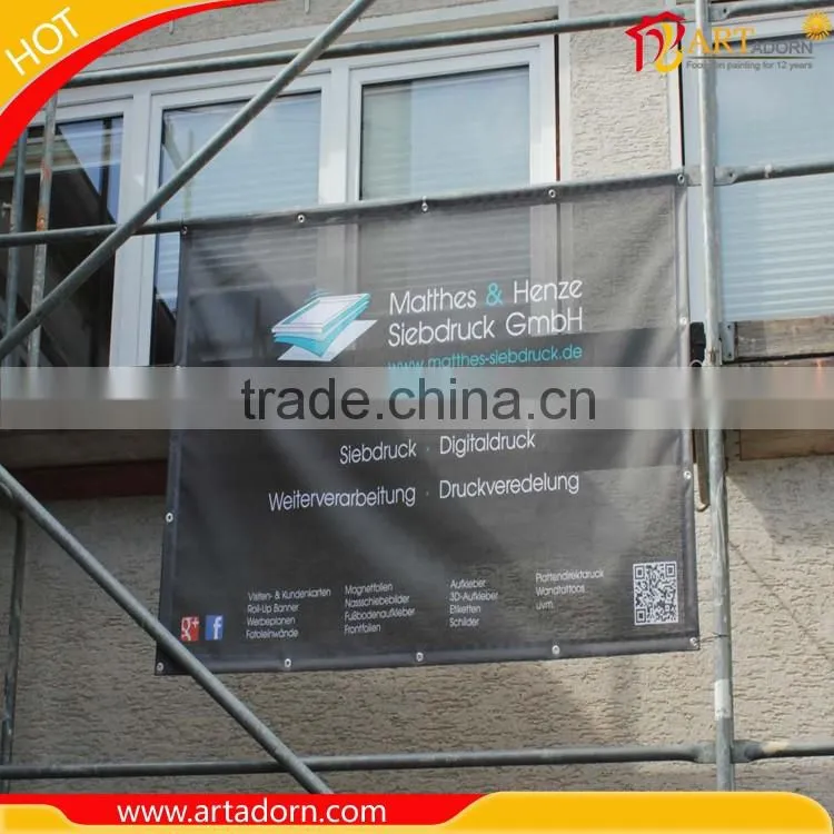 ARTRYST Outdoor Advertising Mesh Banner Printing Full Color CMYK Outdoor Banner
