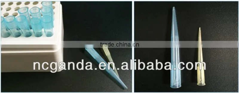yellow color pipette tips with filter manufacture