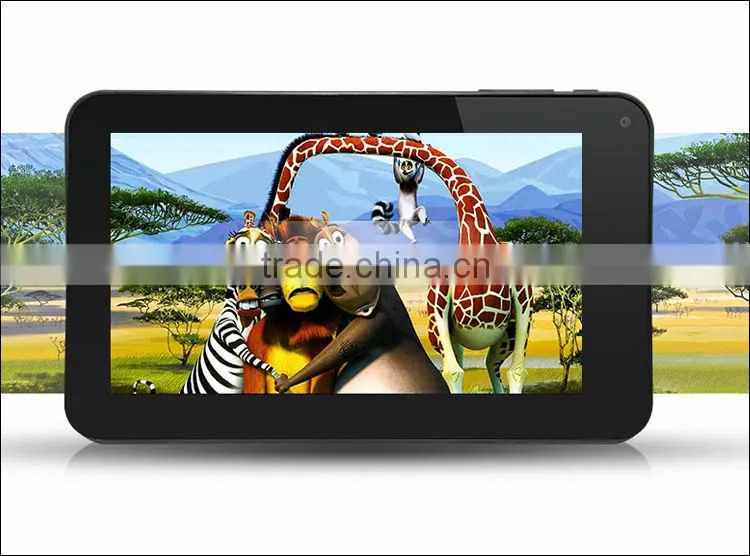 Best promotion!7 inch Allwinner A20 Android 4.4 two camera internet tablet 1080P USB Host B