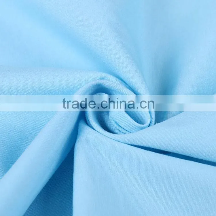 TC 60 polyester 40 cotton solid terry cloth knit fabric blend fabric for clothing wholesale