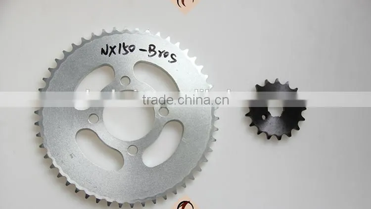 ZHEJIANG CHINA 1045 STEEL motor parts drive fine blanking bajaj indian trecycle parts max web yes ybr chain and sprocket per set