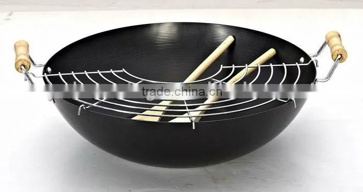 non-stick carbon steel wok