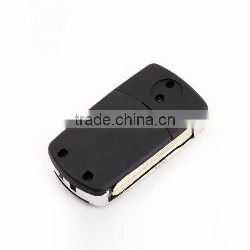 3 Button Flip Remote Folding Key Shell Case