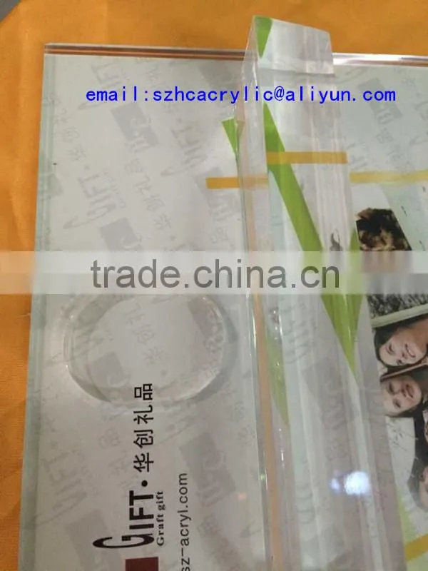 clear acrylic table top sign holders