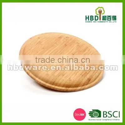 New Design round Serving Tray, bamboo Plate, Divided Platter