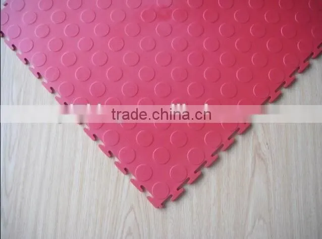 Qingdao 7KING interlocking PVC plastic garage sport office workshop warehouse floor mat