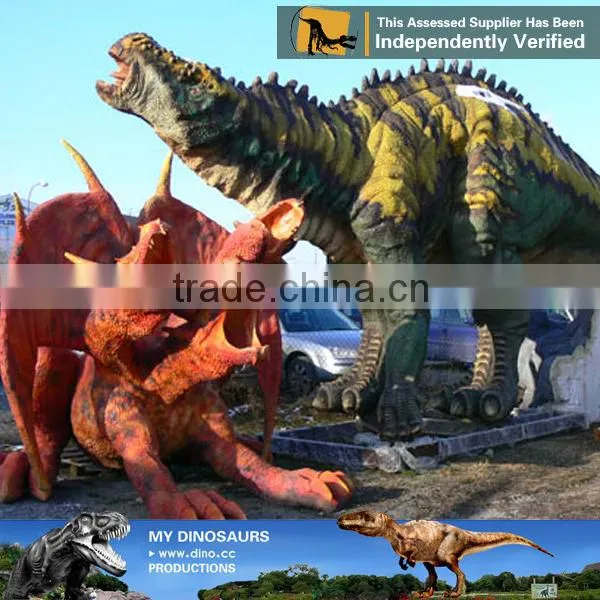 MY Dino-Outdoor fiberglass dinosaur statue for dinosaur theme parks