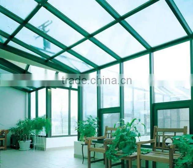 UV-protection 100% virgin resin polycarbonate hollow sheet