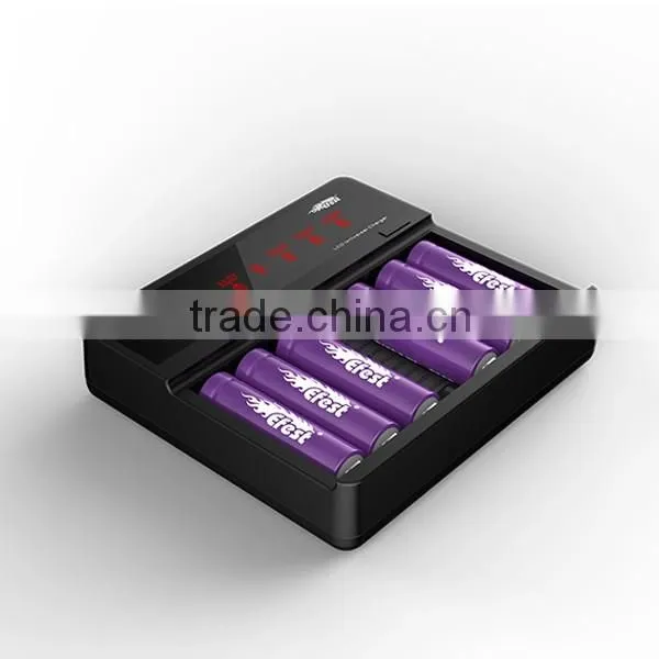 High quality Efest V6 charger with car charger and USB output function charger