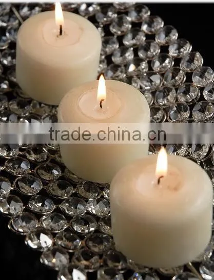 wedding table decoration crystal plates beads leaf type for wedding party supplies
